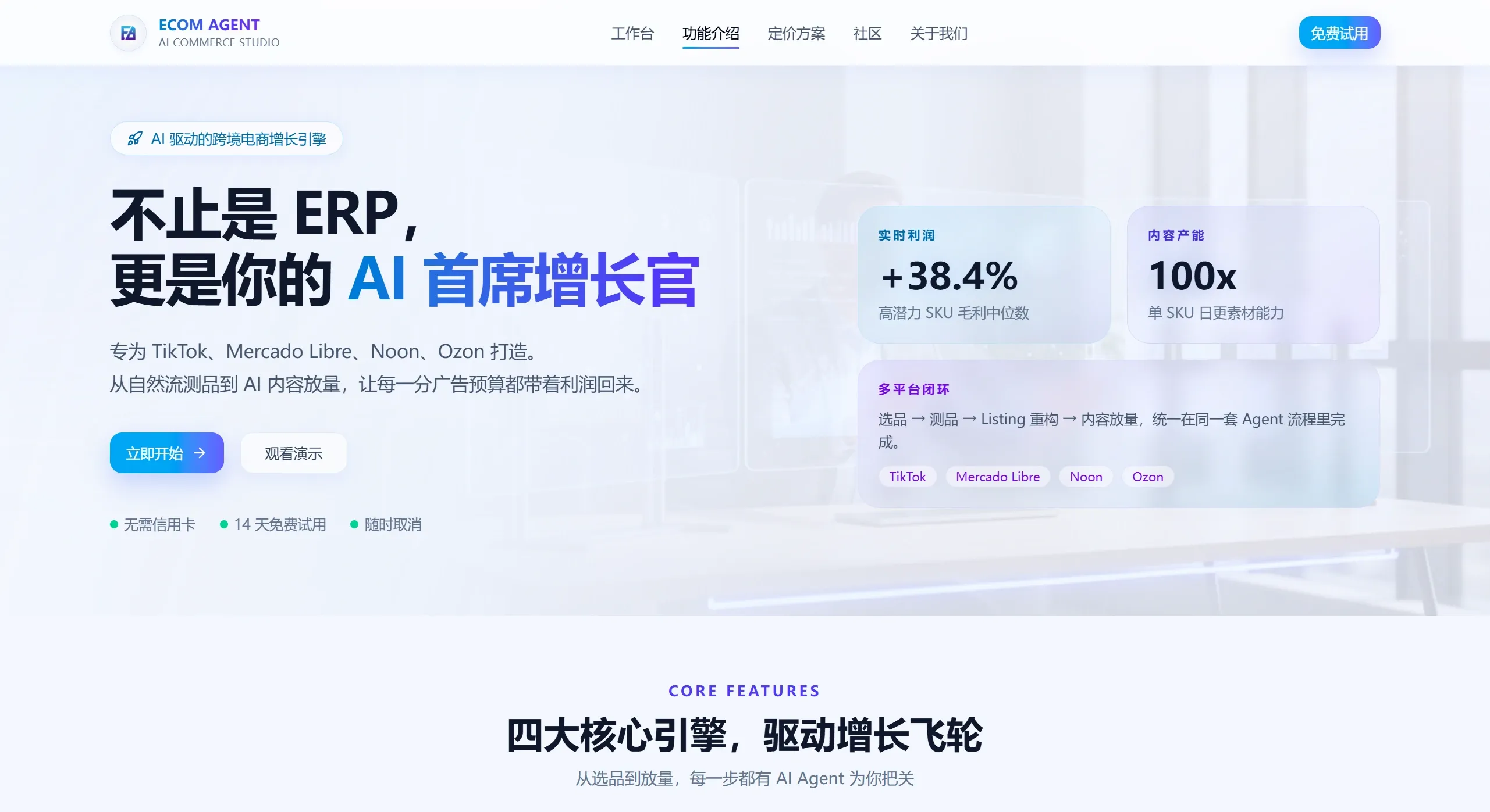 Ecom Agent 简介截图