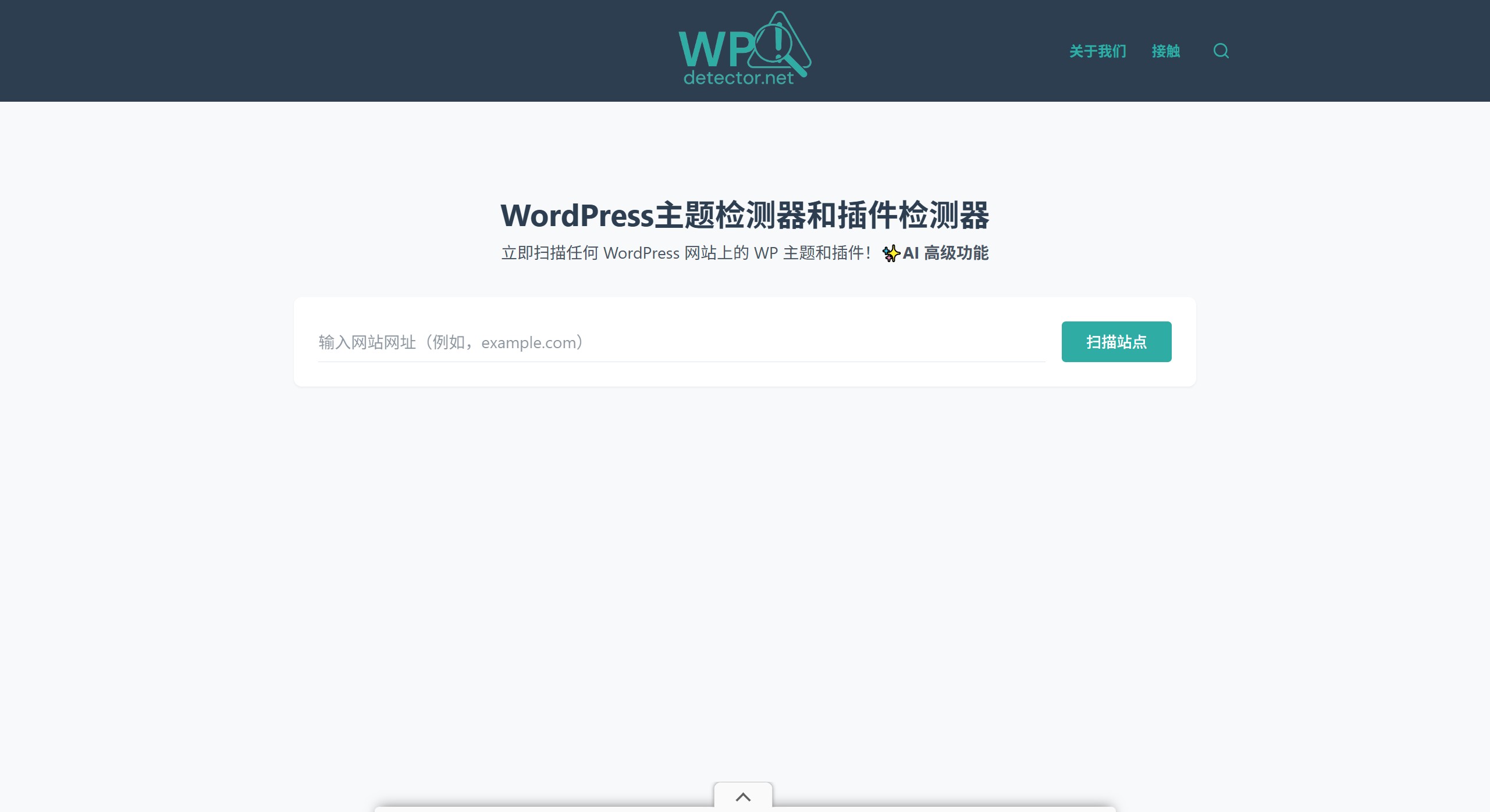 WPDetector官网截图