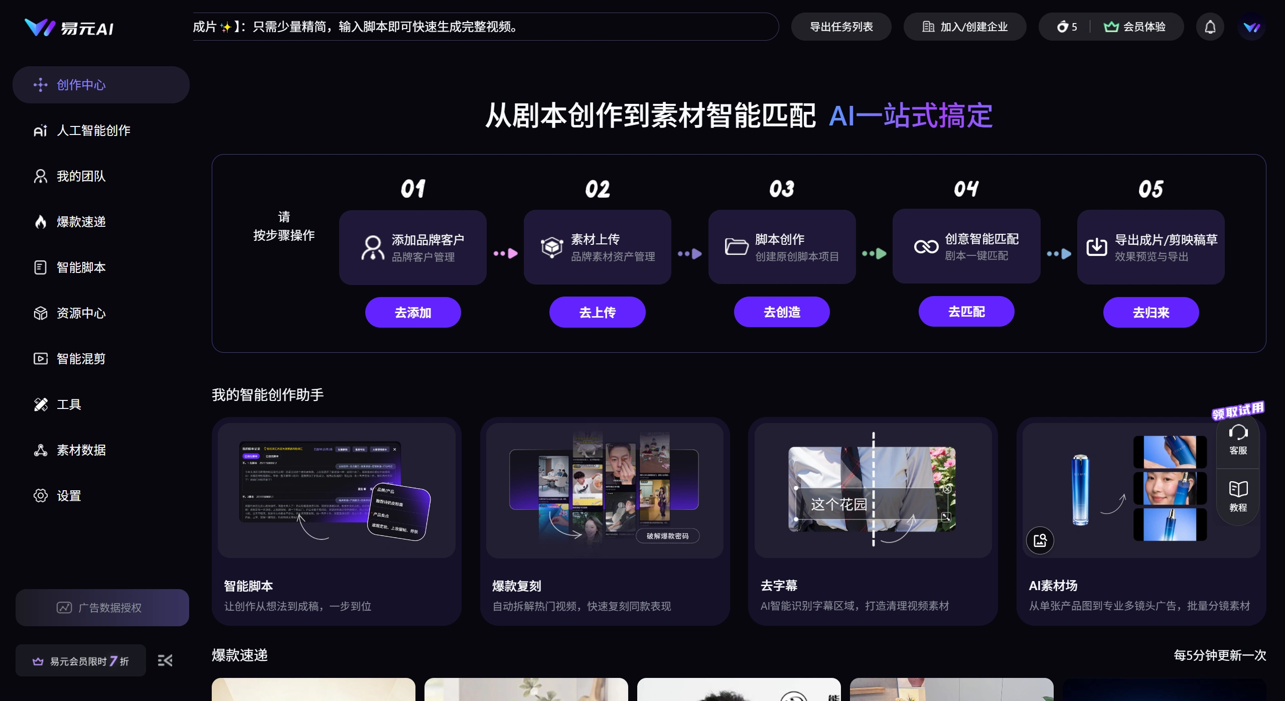 易元AI官网截图