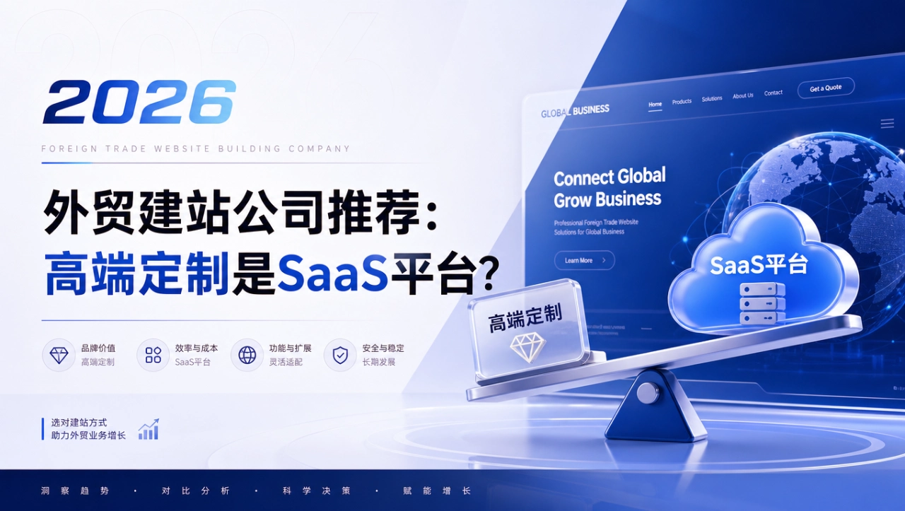 2026外贸建站公司推荐：高端定制、模板建站还是SaaS平台？